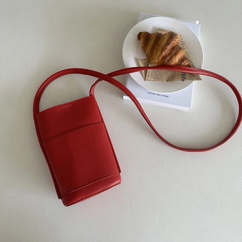 Bolso Bandolera Teléfono Cuero PU Mini Bolso Hombro Patrón Lichi Cierre Magnético Vertical Cuadrado Mujeres Casual Bag