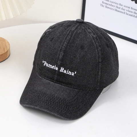 Berretto Da Baseball In Denim Lavato Vintage Cotone Cappello Da Sole Regolabile Retrò Ricamo Streetwear Unisex