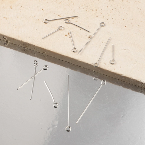 Alfileres De Ojo De Acero Inoxidable 304 Fornituras Para Joyería Bricolaje Pulseras De Cuentas Collares Conector Minimalista