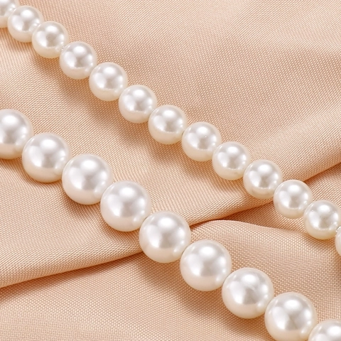 Elegantes Weißes Künstliche Perlenarmband Mit Edelstahl Vergoldeter Verstellbarer Kettenverlängerung Schmuckgeschenk Für Frauen Mädchen