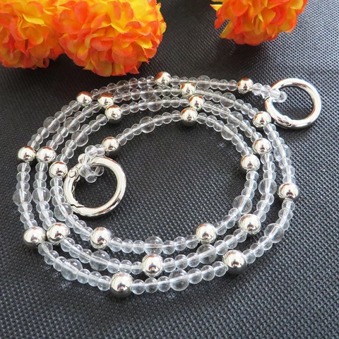 Acrylic Crystal Beaded Bag Strap With Metal Buckles For DIY Handbag Crossbody Replacement Chain Phone Lanyard Accessory