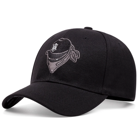 Casquette De Baseball Brodée Personnage Ninja Mélange Coton Acrylique Visière Streetwear Réglable Sport De Plein Air Décontracté