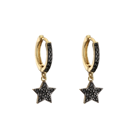 Orecchini A Cerchio Huggie In Rame Con Stella E Cuore Micro Pave Zirconia Cubica Colorati Da Donna Gioielli Di Moda