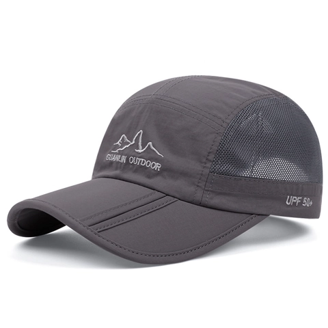 Cappellino Da Baseball Asciugatura Rapida UPF 50 Protezione Solare Pieghevole Mesh Traspirante Sport All Aperto Unisex
