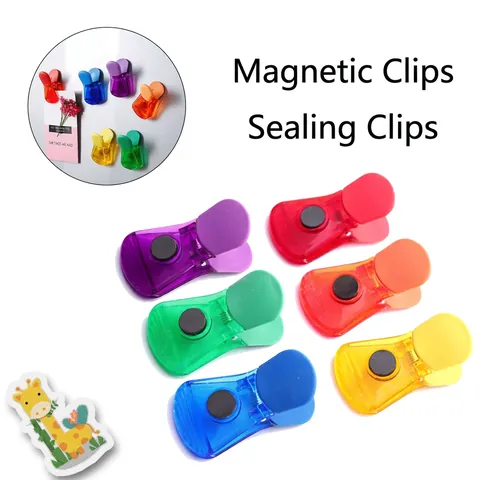 Clip Sigillanti Magnetiche Per Alimenti Sigillatore Per Sacchetti In Plastica Colorata Calamita Da Frigo Organizzazione Cucina