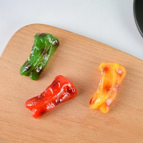Realistic Artificial Bell Pepper Simulation Vegetable Model PVC For Kitchen Decor Photography Props Educational Toy