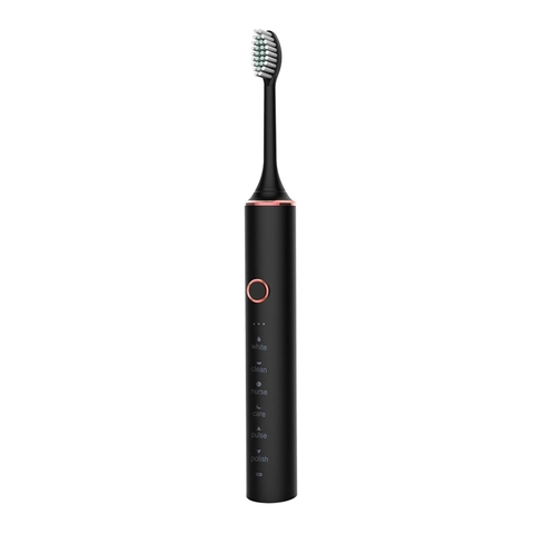 Sonic Electric Toothbrush USB Rechargeable IPX7 Waterproof Cleaning Modes Soft Bristles For Adult Personal Oral Care