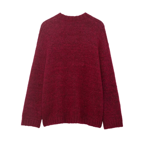 Dames Gebreid Vest Mohair Textuur V-Hals Kralen Dierlijk Borduurwerk Lange Mouwen Casual Chique Trui