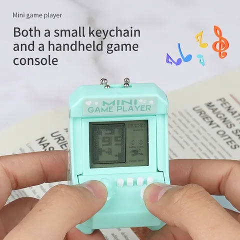 Mini Console Per Videogiochi Arcade Portatile Retro Portachiavi Giocattoli Elettronici Nostalgici Per Pendente Zaino