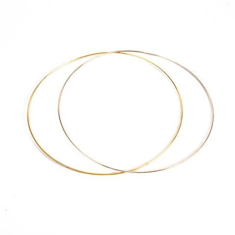 Centrotavola Cerchio Floreale In Metallo Con Base In Legno Anelli In Ferro Dorato Corona DIY Per Matrimonio Festa Di Natale