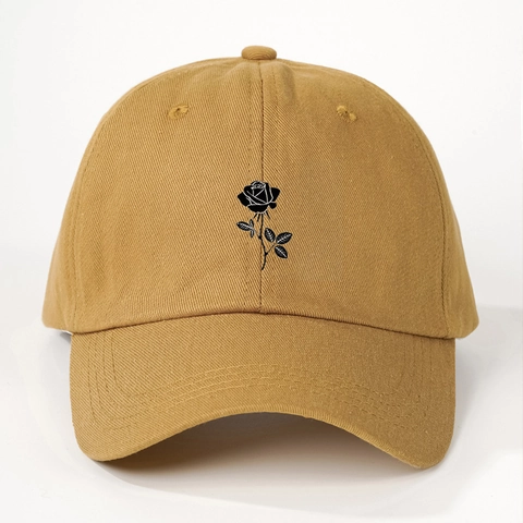 Cappello Da Baseball In Cotone Con Ricamo Rosa Protezione Solare Regolabile Berretto Sportivo Casual Per Uomo Donna