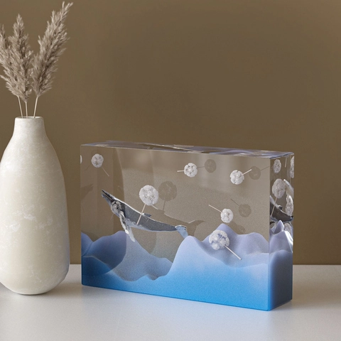 Stampo In Silicone Per Resina Grande Rettangolo Quadrato Cubo Per Fermalibri Fai Da Te Fiori Secchi Artigianato Casa