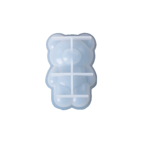 Big Nose Bear Silicone Mold For DIY Resin Crystal Epoxy Jewelry Pendant Making Mirror Surface 3D Animal Shape Crafts