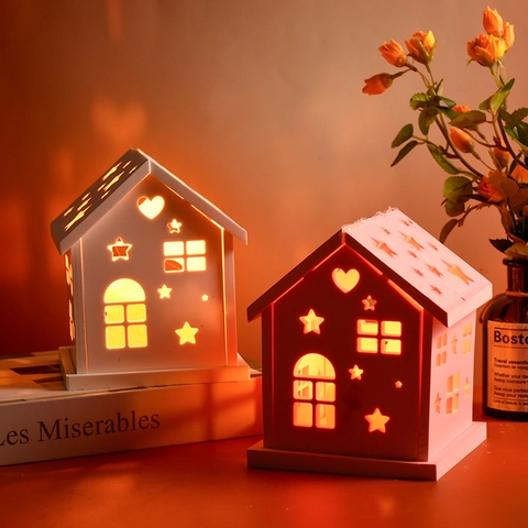 3D Puzzle Haus Silikonform Stern Herz Hohl Fenster Design Für DIY Kerze Harz Gips Nachtlicht Abdeckung