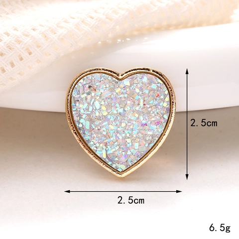 Legierung DIY Schmuck Anhänger Herz Stern Blume Kunstperle Strass Glitzer Für Halskette Armband Herstellung Dekoration