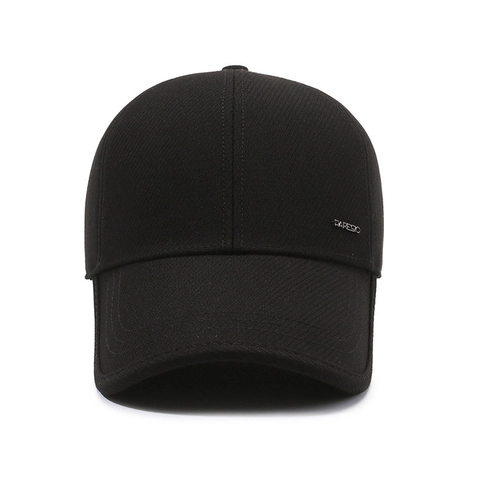 Cappello Da Baseball Uomo Inverno Protezione Orecchie Caldo Fodera In Pile Regolabile Cotone Antivento Berretto Casual