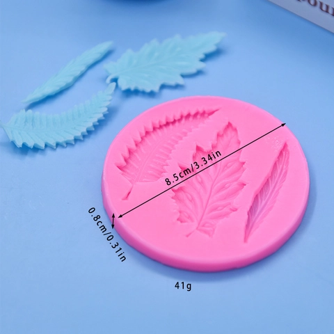 Molde De Silicona Hoja Diversos Patrones Decoración Pasteles Fondant Cocina DIY Chocolate Artesanía Arcilla Flexible