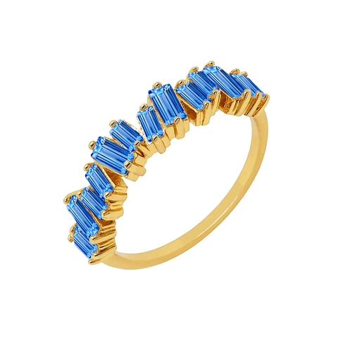 Geometric Zircon Rings Copper Gold Plated Colorful Cubic Zirconia Snake Rainbow Vintage Trendy Fashion Jewelry For Women