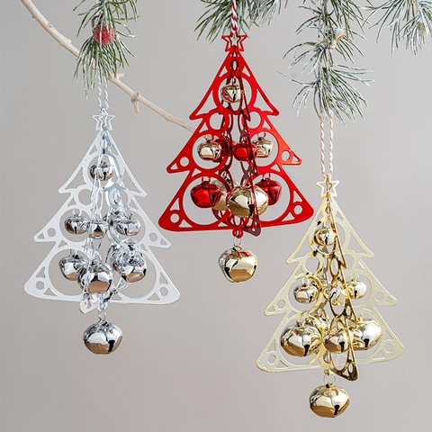 Décoration Suspendue En Métal Sapin De Noël Cloches Creuses En Fer Pour Décoration De Sapin De Noël Maison Et Magasin