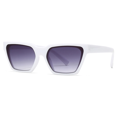 Gafas De Sol Ojo De Gato Marco Cuadrado Estrecho Pequeño Proteccion UV400 Material PC Vintage Retro Moda Streetwear Mujeres