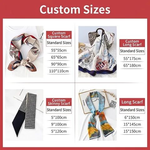 Women Skinny Scarf Satin Like Neck Tie Handbag Ribbon Headband Fashion Impressionist Print Twilly Neckwear