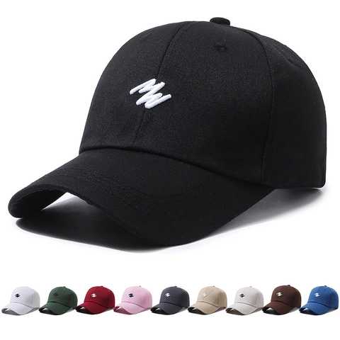 Baseball Cap Embroidered Letter Cotton Polyester Adjustable Sun Protection Outdoor Sports Casual Unisex Hat