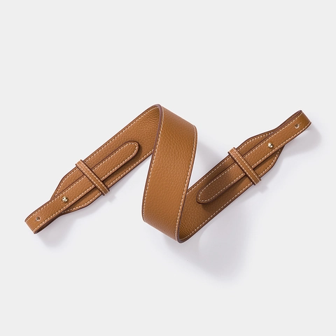 Wide Shoulder Bag Strap Genuine Leather Lychee Pattern Adjustable Replacement Belt For Handbags Women Stylish