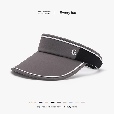 Breathable Ice Satin Sun Visor Hat UPF 50 Plus Protection Sporty For Outdoor Running Golf Marathon Adjustable