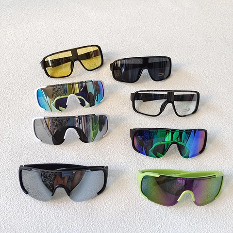Kids Sports Sunglasses UV Protection Shield Lens Cycling Eyewear Resin Frame Futuristic Y2K For Boys Girls