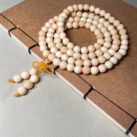 GoldenSatin Bambus Armband Naturholz Buddhistische Gebetsperlen Meditation Ethno Zen Stil Schmuck