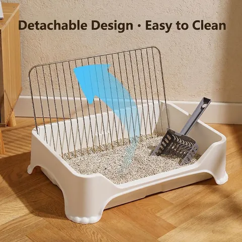 Dog Toilet Potty Tray Stainless Steel Grid Mesh Anti-Slip Indoor Training Pet Litter Box For Puppies Small Dogs