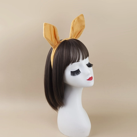 Cerchietto Orecchie Di Canguro Costume Animale Con Naso In Peluche Papillon Coda Guanti Gonna Tutu Per Festa Halloween Bambini