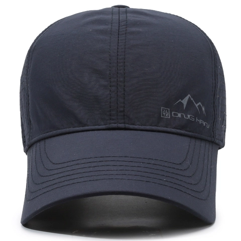 Casquette De Baseball Randonnée Extérieur Respirant Séchage Rapide Polyester Coupe Laser Imprimé Montagne Ajustable Protection Solaire Chapeau Sport