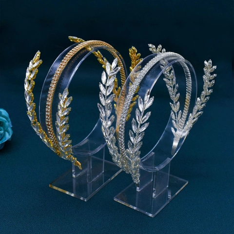 Rhinestone Bridal Headband Handmade Alloy Crystal Hairband For Wedding Party Baroque Style Women Hair Accessories