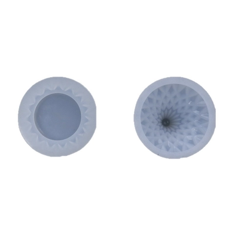 Molde De Silicona Para Bricolaje Tarro De Joyería De Resina Epoxi Contenedor De Almacenamiento Gota De Agua Con Tapa