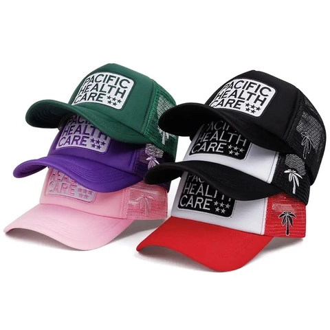 Cappello Trucker Vintage In Maglia Berretto Da Baseball Visiera Curva Retro Ricamato Traspirante Regolabile Streetwear