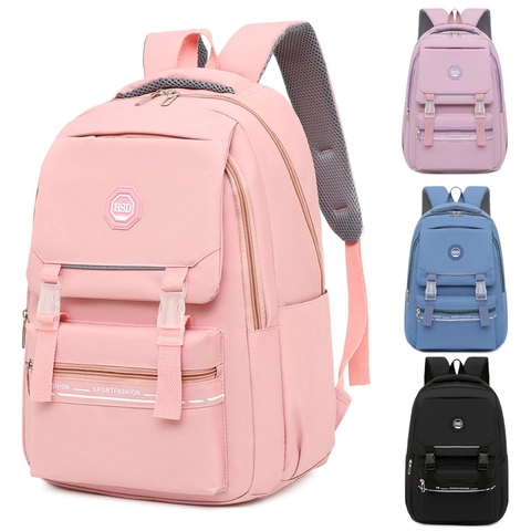 Backpack Lightweight Waterproof Nylon School Bag For Students Travel Laptop Daypack Fashion Multi Pocket