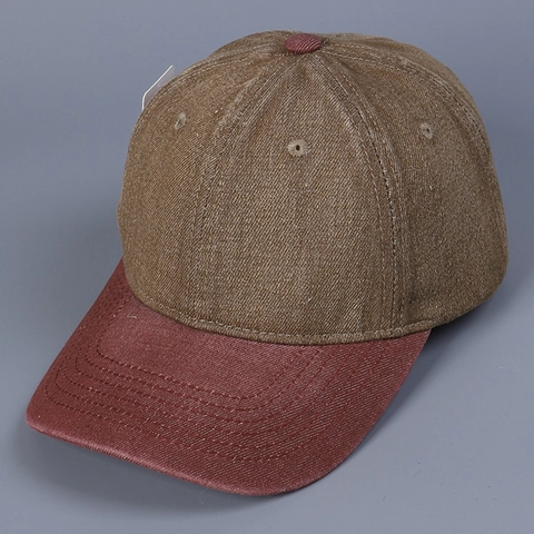 Berretto Da Baseball In Denim Lavato Bicolore Vintage Patchwork Regolabile Cappello Da Sole Per Uomo Donna Casual Outdoor