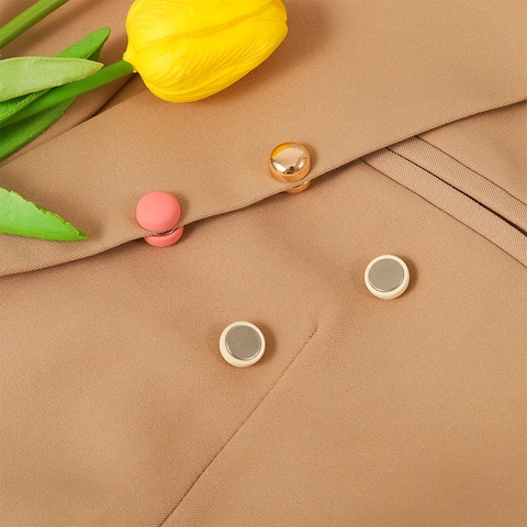 Magnetic Scarf Clips Hijab Pins Alloy Macaron Colors No Snag Scarf Holder Fixing Buckle For Women