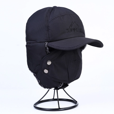 Cappello Da Cacciatore Inverno Berretto Bomber Con Maschera Rimovibile Foderato In Pile Caldo Antivento All aperto Per Uomini Donne