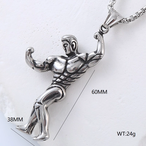 Collana Con Ciondolo In Acciaio Inossidabile 304 Punk Hip Hop Gotico Vintage Gioielli Croce Religiosa Teschio Per Uomini Donne