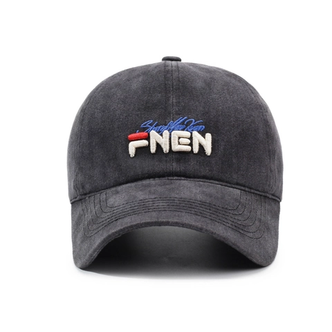 Washed Cotton Baseball Cap Vintage Bestickte Buchstaben Sonnenschutz Retro Outdoor Freizeit Hut Für Herren Damen
