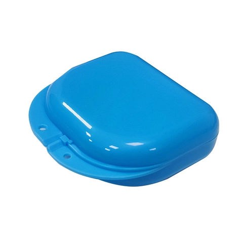 Custodia Per Apparecchio Portatile Scatola Per Dentiere In Plastica Con Fori Di Ventilazione Contenitore Per Paradenti Viaggio