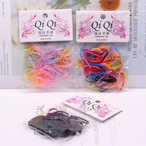Gomas Elásticas Para El Pelo De Alta Elasticidad Irrompibles Desechables Diademas Estirables Para Niñas Niños Y Mujeres