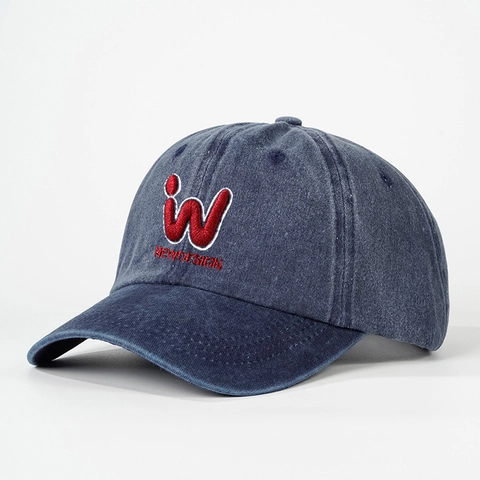 Gorra De Béisbol De Algodón Lavado Bordada Letra W Vintage Deportes Al Aire Libre Sombrero De Sol Ajustable Para Hombres Mujeres