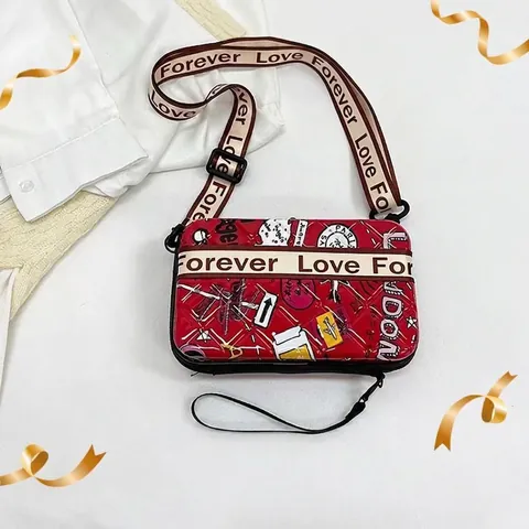 Bolso Bandolera Mujer Mini Forma Maleta Carcasa Rígida PVC Impermeable Graffiti Estampado Floral Tropical Correa Ancha