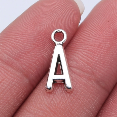 Alphabet Buchstaben Anhänger Legierung Antik Silber Bronze Pendants DIY Schmuckherstellung Halskette Armband Dekoration