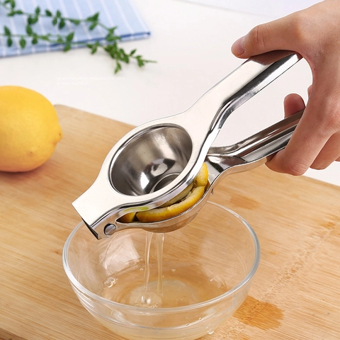 Manual Lemon Squeezer Stainless Steel Citrus Juicer Handheld Lime Press Fruit Juicer Kitchen Gadget Tool