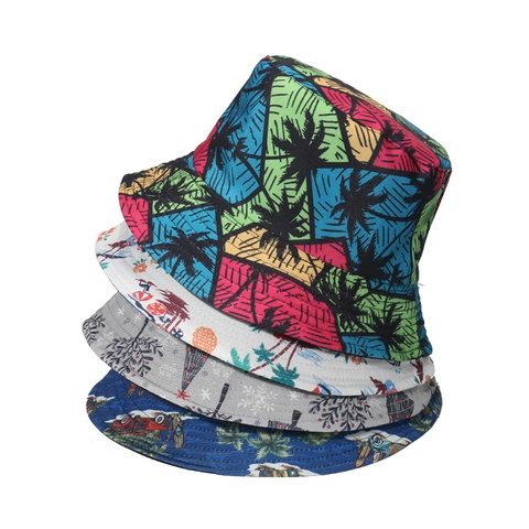 Tropischer Fischerhut Polyester Sonnenschutz Outdoor Strand Sommer Reise Lässige Kopfbedeckung Unisex