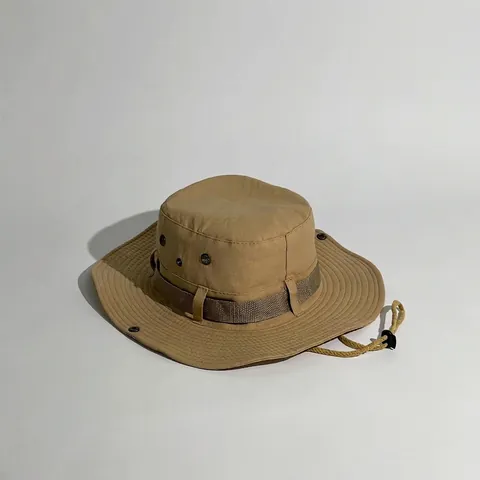 Outdoor Sonnenschutz Fischerhut Breite Krempe Taktischer Boonie Hut Für Herren Damen Camping Angeln Wandern Atmungsaktiver Acryl Sonnenhut